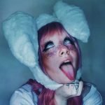 bunny queen does ahegao face