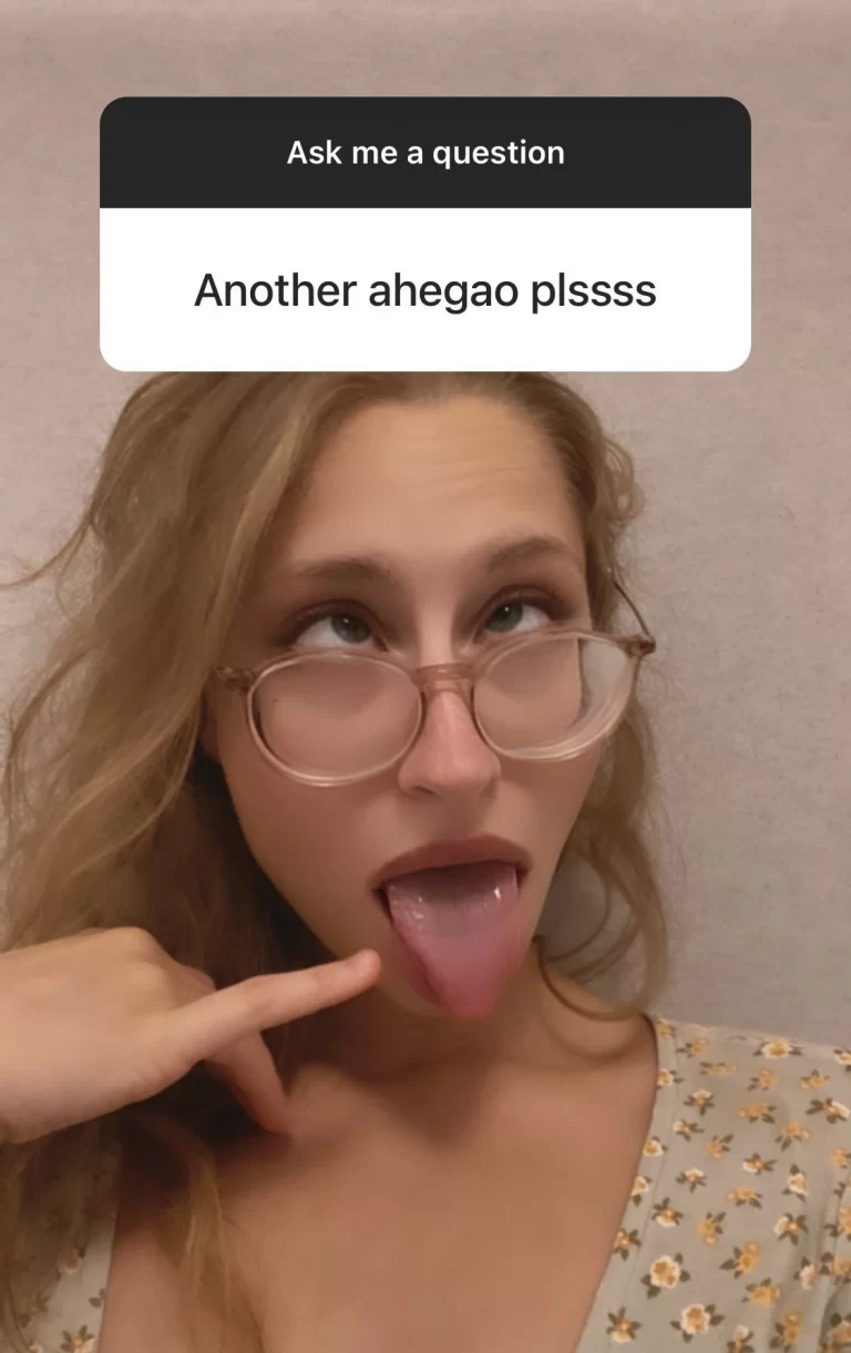More slutty wearing glasses?