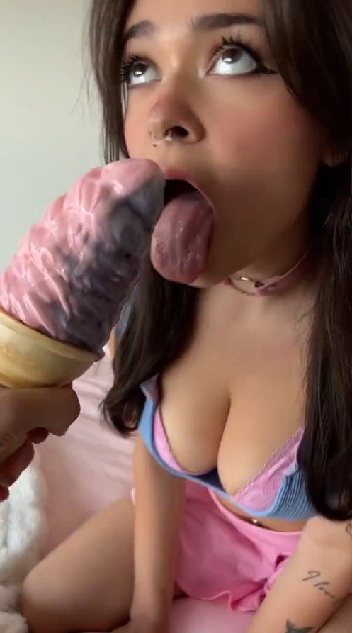 Take This Fat Ice Cream In Your Ahegao Face