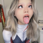 Spiderman cosplay ahegao