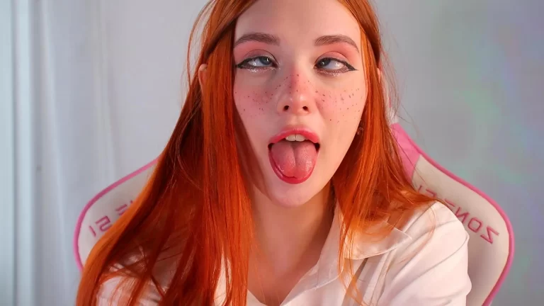 Redhead Ahegao Face Porn