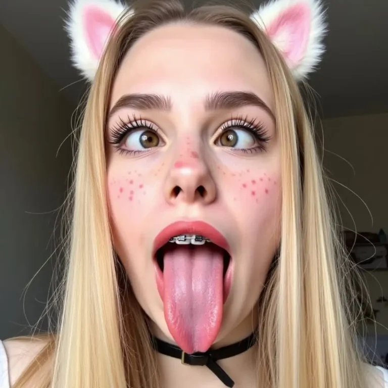 Close-Up of a Comical Facial Expression