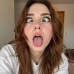 Unique and Cheerful Face Moment