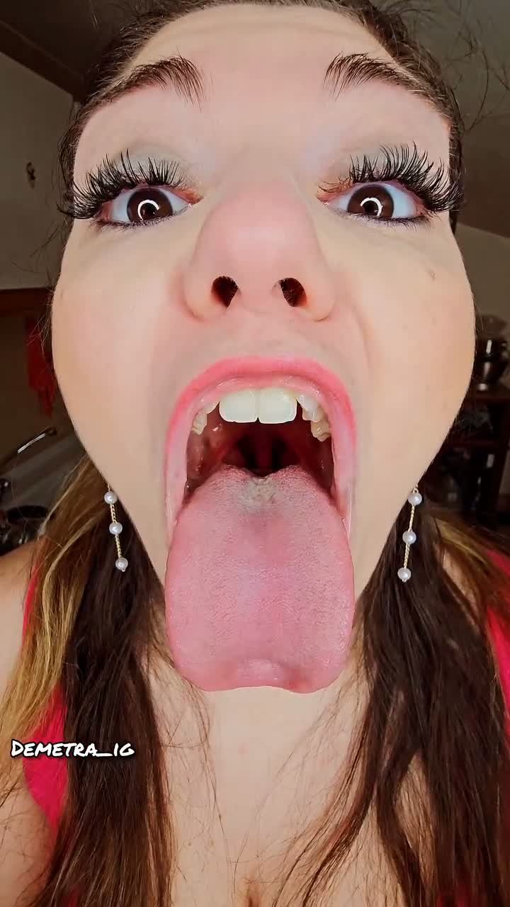 Demetra Ahegao Close Up