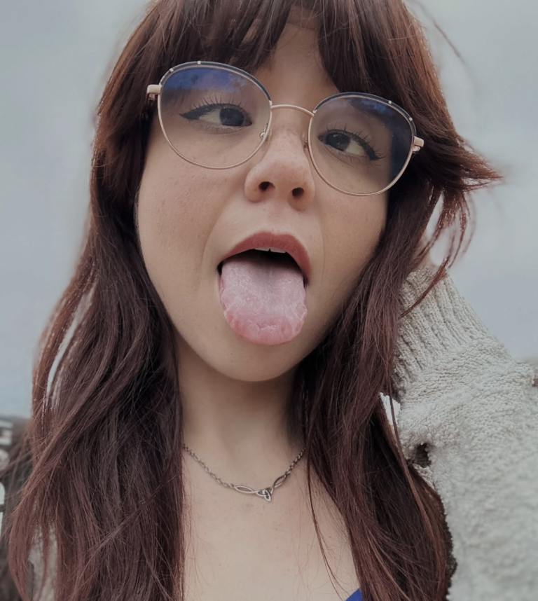 Lovely girl with glasses