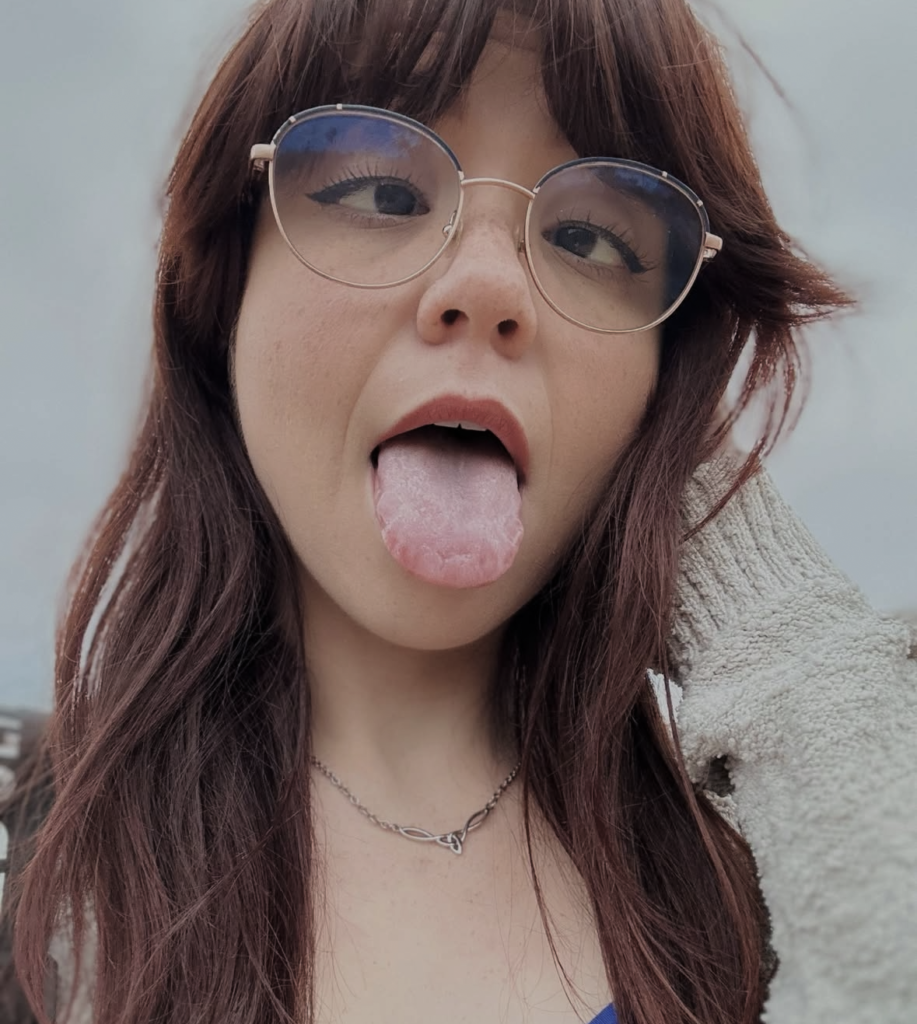 Lovely girl with glasses